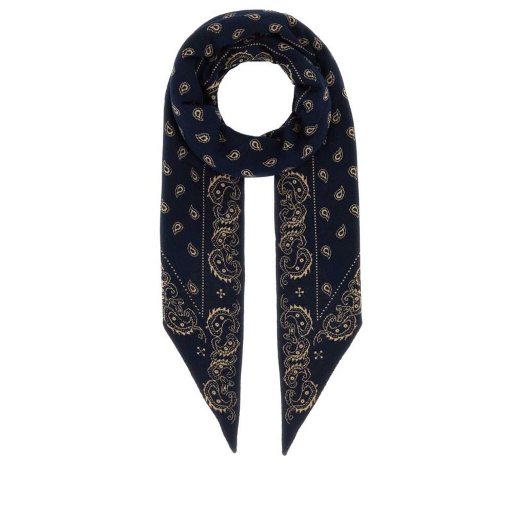 Guest In Residence Women Embroidered Cotton Blend Scarf
